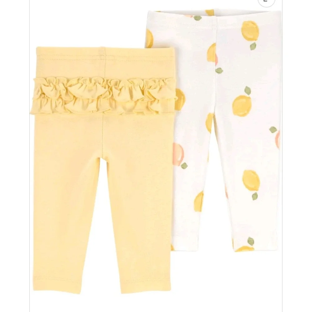 Infants pants Carter Child of mine 2 pieces set baby girls pants Preemie